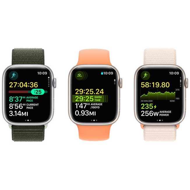 APPLE Watch Series 9, GPS, 45mm Midnight Aluminium Case, Midnight